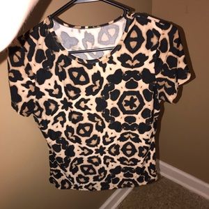 cheetah print leapord shirt